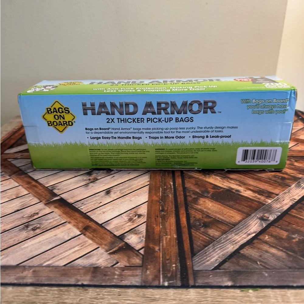 Hand Armor doggie poop bags
